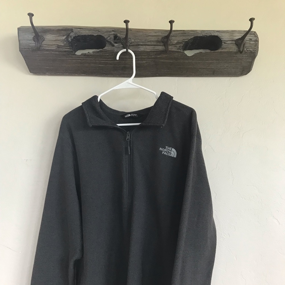 North face half zip sweat shirt